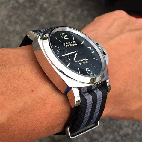 panerai strap change|panerai nato strap.